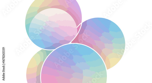 Abstract Pastel Bubbles Overlay Design with Geometric Texture, Ideal for Modern Backgrounds, Digital Art, and Creative Graphic Design Projects.