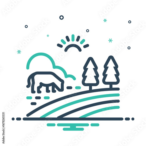 Mix icon for temperate