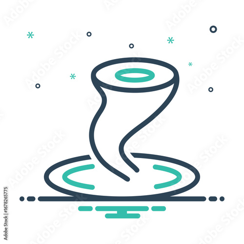 Mix icon for tornado