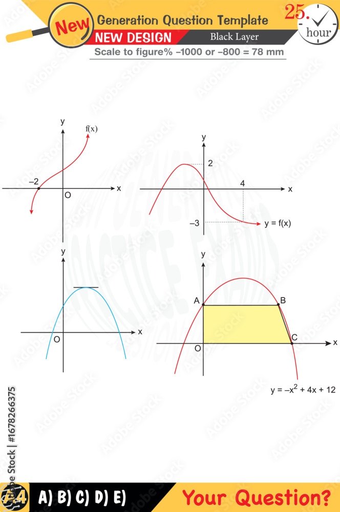 Obraz premium Editable EPS templates are designed for teachers, focusing on mathematics education. They include numerical and verbal lessons, along with next-generation problem sets. 