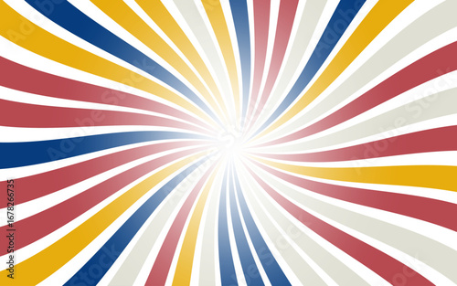 Colorful Sunburst background vector design. comic background with retro rays. sunburst pattern background.