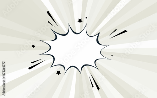 Sunburst background vector design. comic background with retro rays.sunburst pattern background.