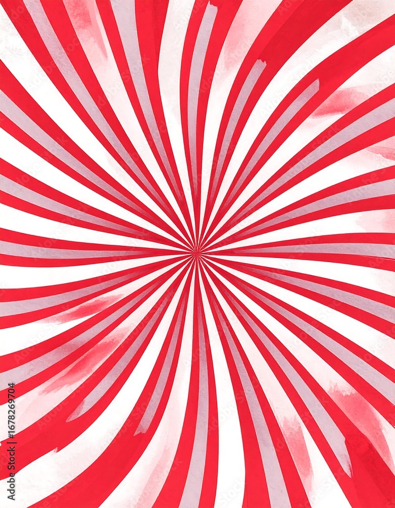Fototapeta premium Abstract Red & White Pattern