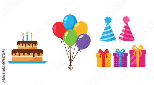 birthday cake with candles