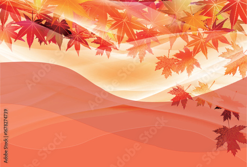紅葉　もみじ　秋　背景	