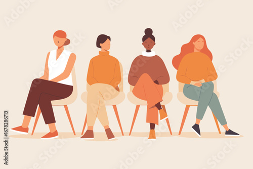 Vector art of people donating blood in a clinic with medical staff wearing face masks