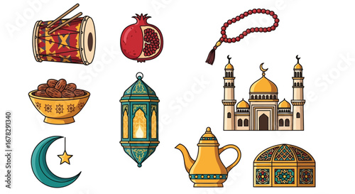 Islamic cultural elements and symbols