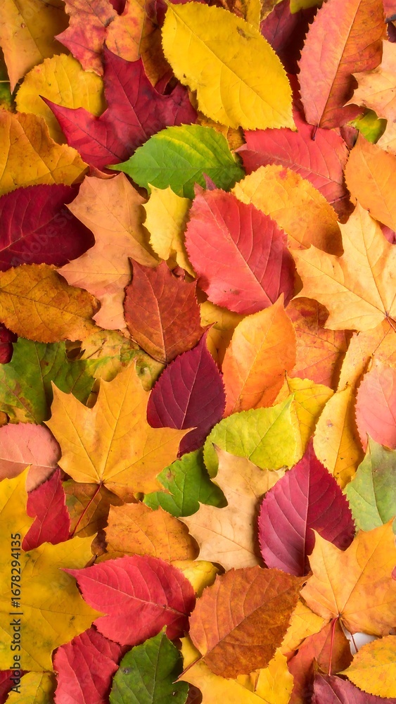 Obraz premium Autumn Leaves Close-up