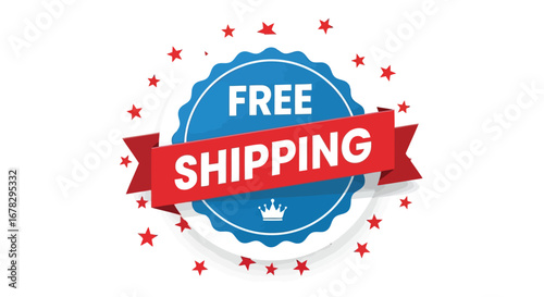 Free shipping badge