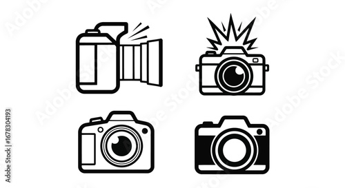 Collection of camera icons
