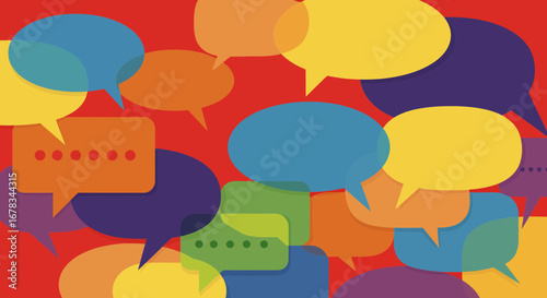 Vibrant Communication Bubbles: An Abstract Visual Representation of Dialogue and Ideas