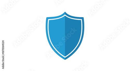 Aegis illustration symbolizes security protection assurance and cybersecurity solution with modern style for business technology or web design