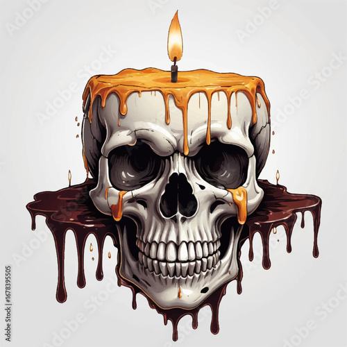 Cursed Magical Tome with Radiant Inscriptions – Spooky Occult Artwork, Adobe Illustrator Artwork