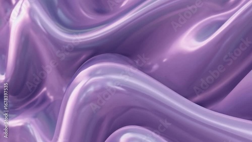 Exploring the mesmerizing patterns of fluid motion in lavender colored material at a creative art studio