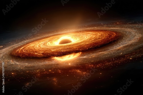 Cosmic vortex, a swirling black hole