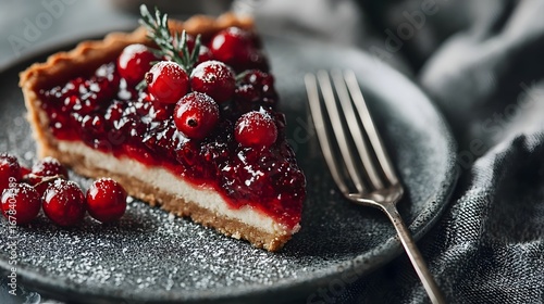 cheesecake with cherries