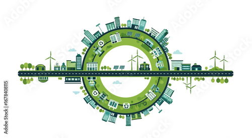 Eco Friendly Village with Renewable Energy and Sustainable Living
