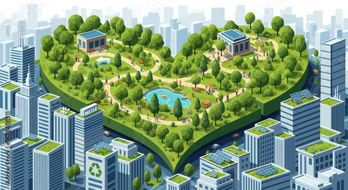 Eco Friendly Village with Renewable Energy and Sustainable Living