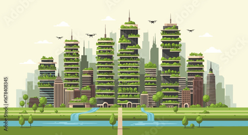 Eco Friendly Village with Renewable Energy and Sustainable Living