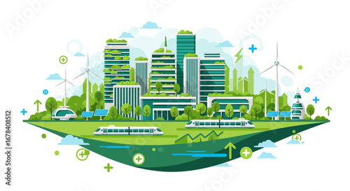 Eco Friendly Village with Renewable Energy and Sustainable Living