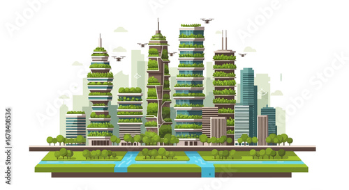 Eco Friendly Village with Renewable Energy and Sustainable Living