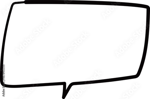 (Dialog Box) hand drawn icons. Vector illustration.	