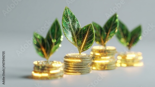 Glowing euro coins transforming into green digital energy concept, symbolizing finance, renewable power, and futuristic sustainable technology for eco-friendly investments