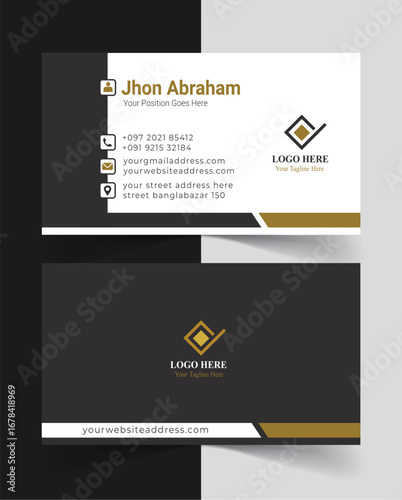 Professional Lawyer Visiting Card Template | Advocate Business Card Vector Design
