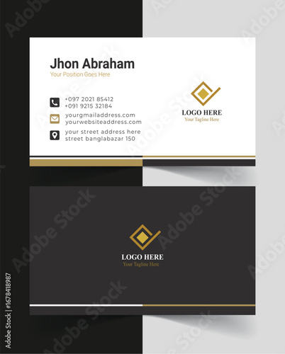 Professional Lawyer Visiting Card Template | Advocate Business Card Vector Design