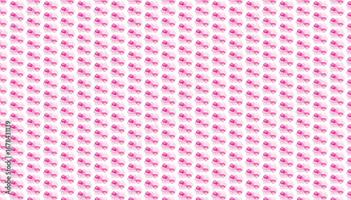 Pink Baby Carriage Pattern on White stroller