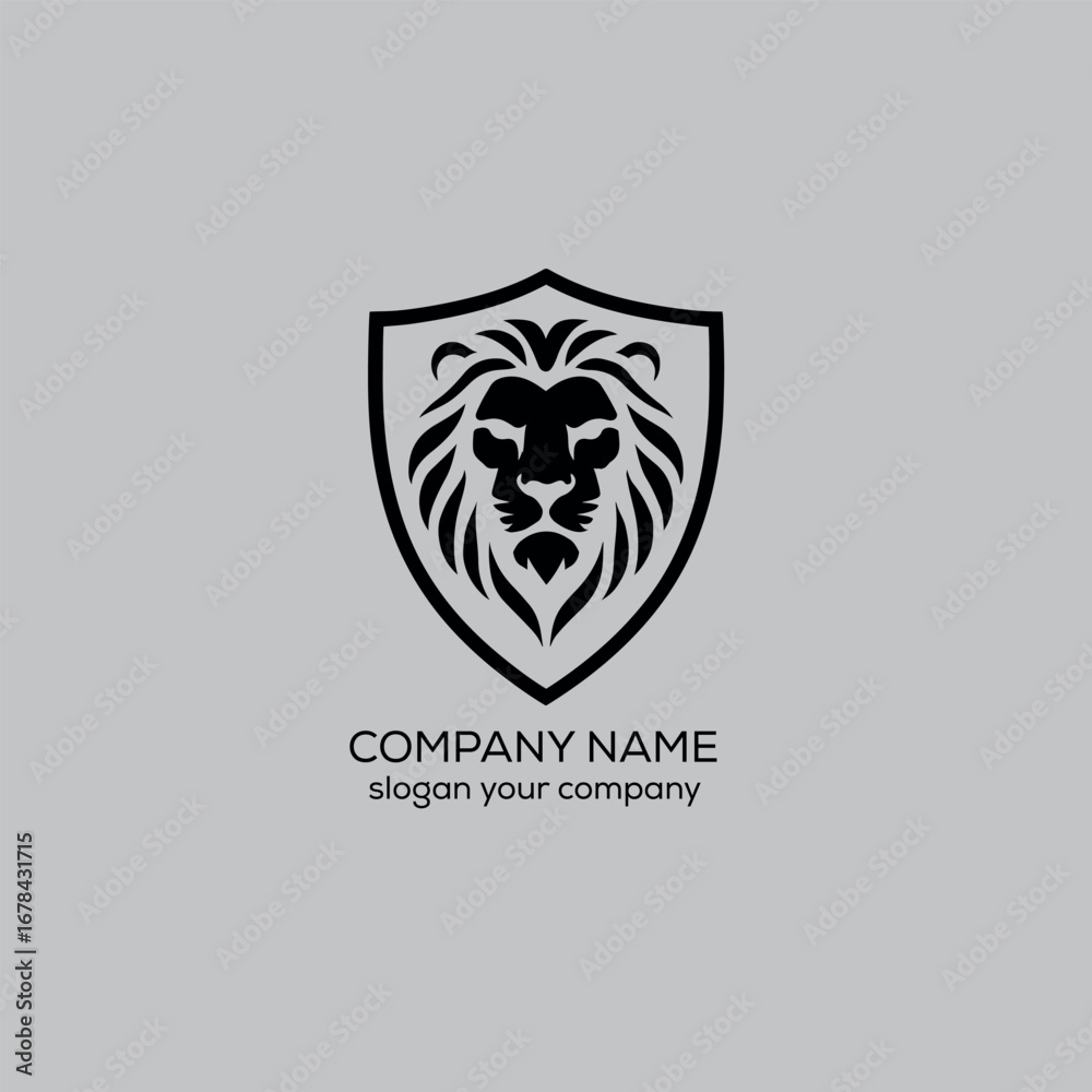 Fototapeta premium tiger head logo