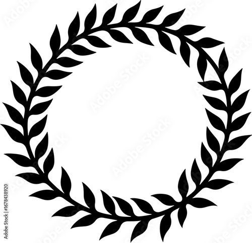 laurel wreath vector illustration, wreath, laurel, leaf, vector, frame, decoration, award, illustration, floral, branch, symbol, design, gold, crown, pattern, art, flower, nature, vintage, border, rib