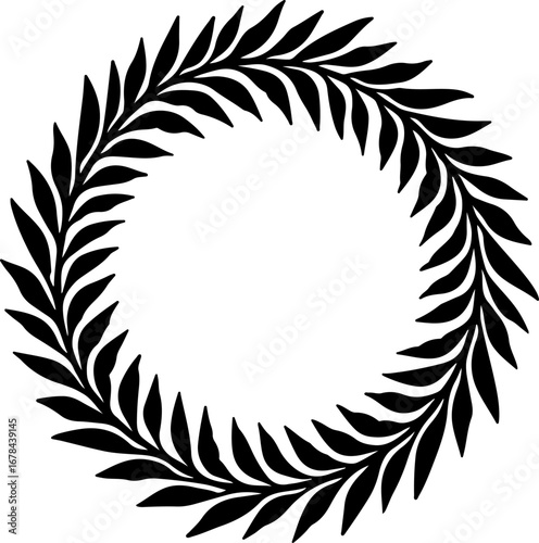 laurel wreath vector illustration, wreath, laurel, leaf, vector, frame, decoration, award, illustration, floral, branch, symbol, design, gold, crown, pattern, art, flower, nature, vintage, border, rib