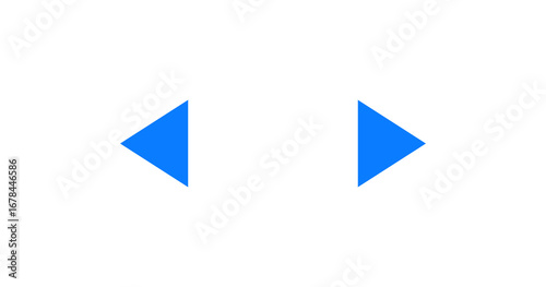 Free Download A collection of blue arrow icons pointing to the right and left - GFXLoad
