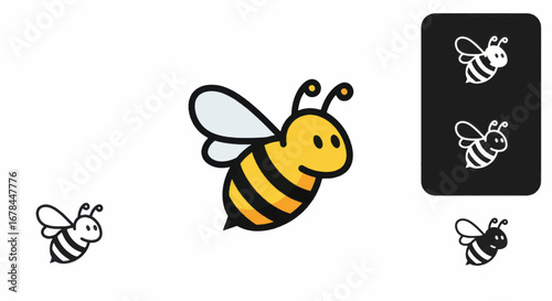 Cartoon Bee Illustration.