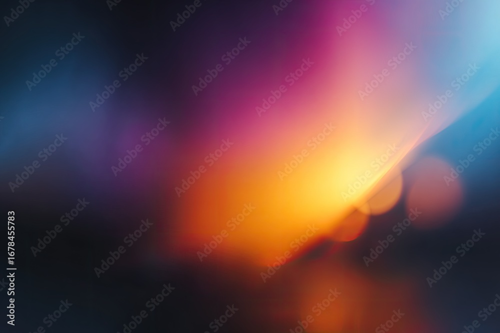Fototapeta premium Abstract vibrant colors blending into a dynamic, blurred background
