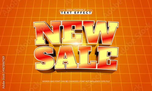 new sale editable text effect for sale