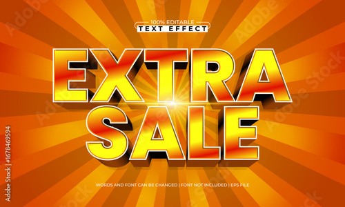 extra sale editable text effect for sale