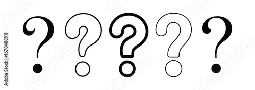 WebUnraveling mysteries with bold question marks on white for your website or brand, perfect for sparking curiosity and engagement, inviting questions, and igniting the imagination