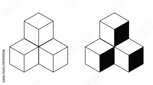 WebUnlock your creativity with this intriguing cube formation perfect for modern designs and innovative concepts, featuring a minimalist style that adds a touch of sophistication to any project