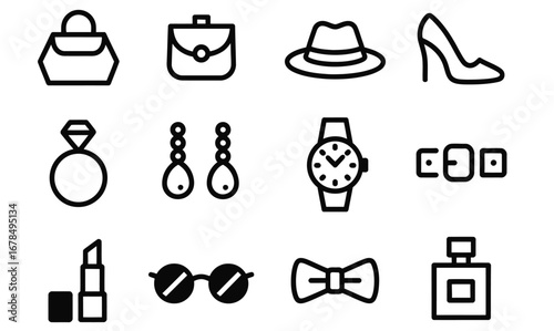 WebExplore a glamorous collection of fashion accessories, including a stylish handbag, elegant heels, and sparkling jewelry, perfect for adding a touch of sophistication to any design project
