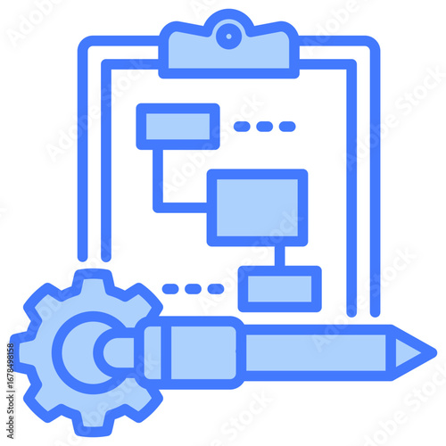 Planner Blue Icon