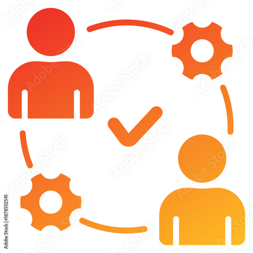 Operation Glyph Gradient Icon