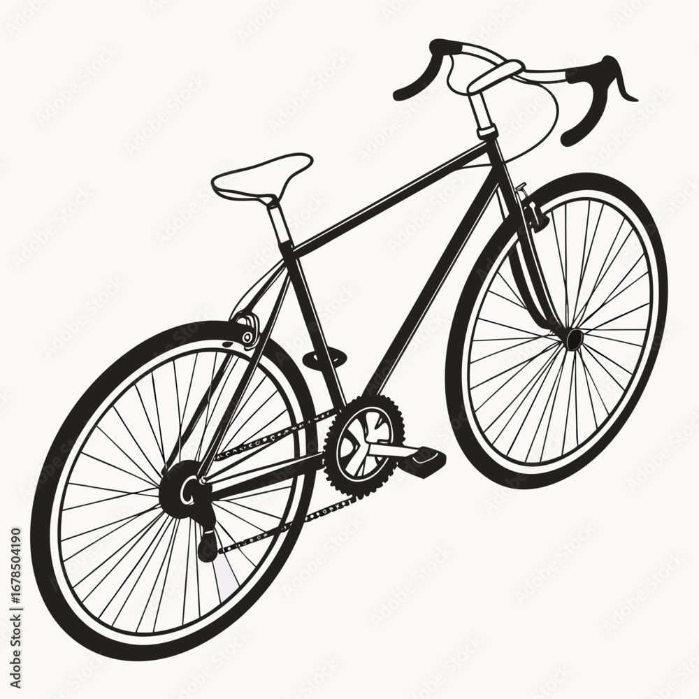 Obraz premium bicycle vector illustration