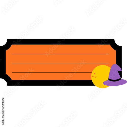 Halloween Name Tag 