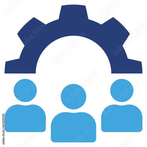 People Two Color Icon
