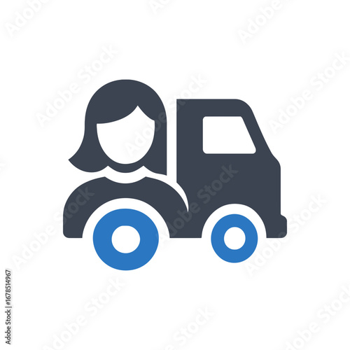 Truck Driver Icon