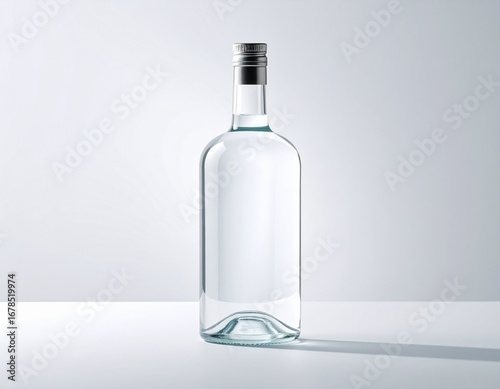 bottle, glass, wine, empty, drink, object, alcohol, liquid, transparent, container, vodka, plastic, beverage, blank, packaging, spray, cosmetic, clean, perfume, cap, nobody, clear, bar, vector