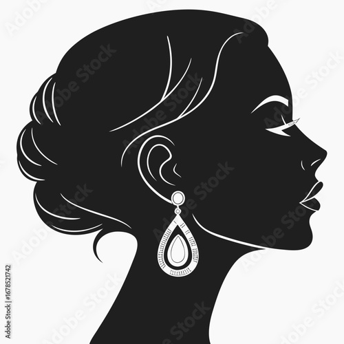 silhouette of a girl