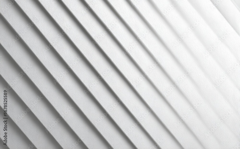 Obraz premium Diagonal pleated white material